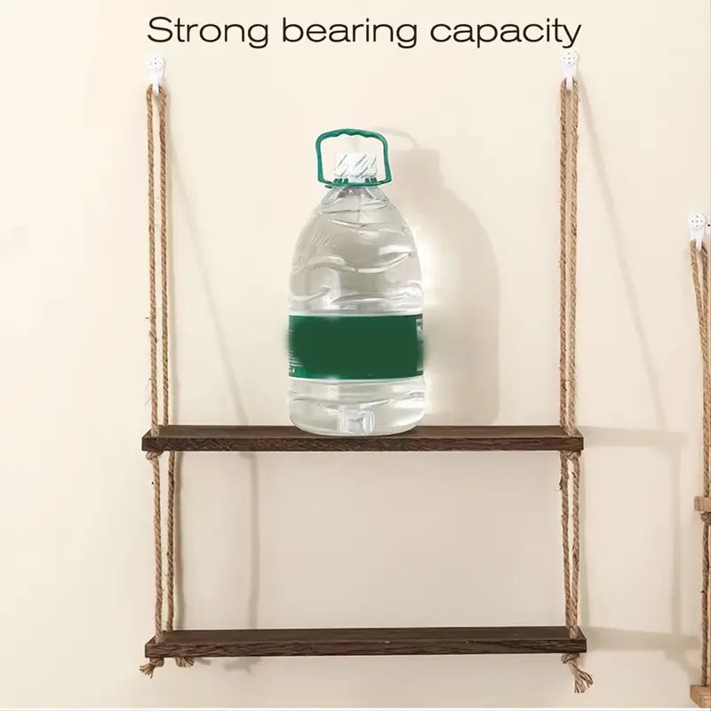 The Haven Floating Shelf — Rustic Wooden Wall Storage