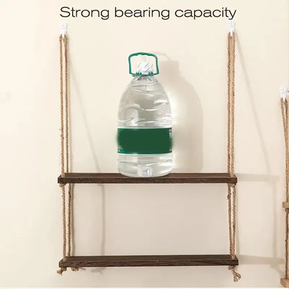 The Haven Floating Shelf — Rustic Wooden Wall Storage