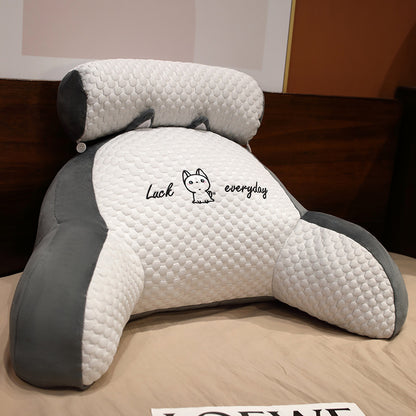 The Haven Reading Wedge — Plush Backrest & Lumbar Support Cushion