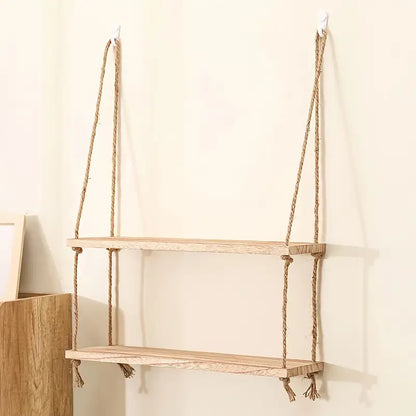 The Haven Floating Shelf — Rustic Wooden Wall Storage