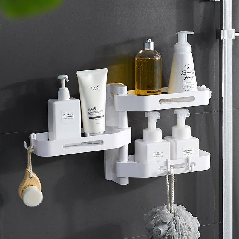 Storage Rack — Rotating No-Drill Organize