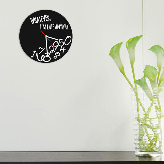 Mirror Clock — Digital Decorative Wall Timepiece