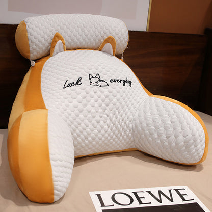 The Haven Reading Wedge — Plush Backrest & Lumbar Support Cushion