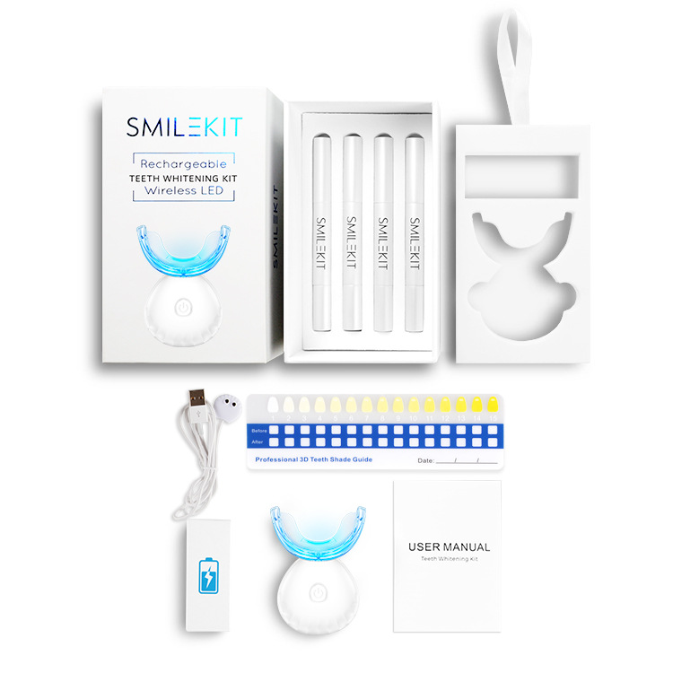 Radiant Smile Kit — Wireless LED Teeth Whitening Set
