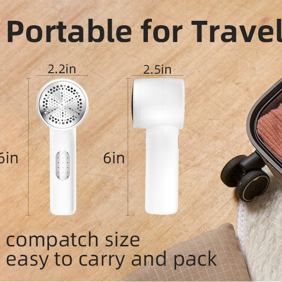 Élan Precision Fabric Shaver & Lint Remover — Rechargeable