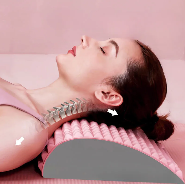 Relief Pillow — Ergonomic Back Stretcher for Spinal Support