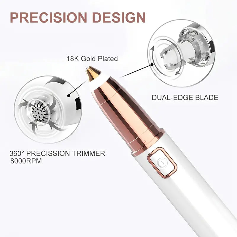 The Refine Wand — Painless Rechargeable Facial Hair Removal Tool