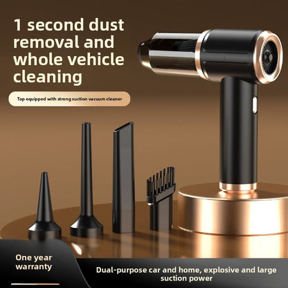 AeroLux Cordless Handheld Vacuum — High-Power Suction for Home & Car