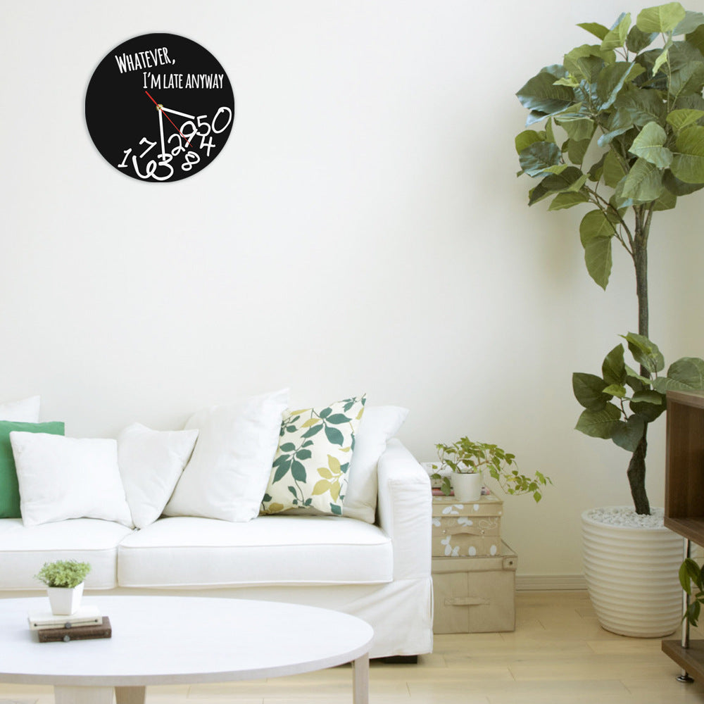 Mirror Clock — Digital Decorative Wall Timepiece