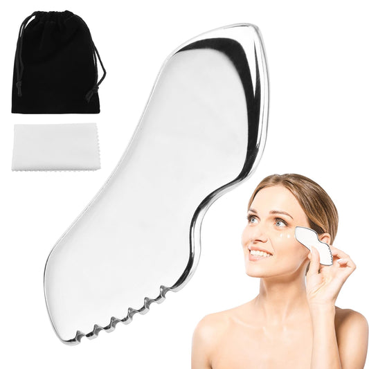 Sculpt Tool — Stainless Steel Gua Sha Facial & Body Set