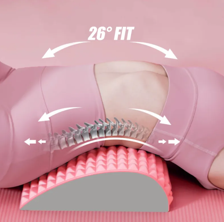 Relief Pillow — Ergonomic Back Stretcher for Spinal Support