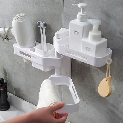 Storage Rack — Rotating No-Drill Organize