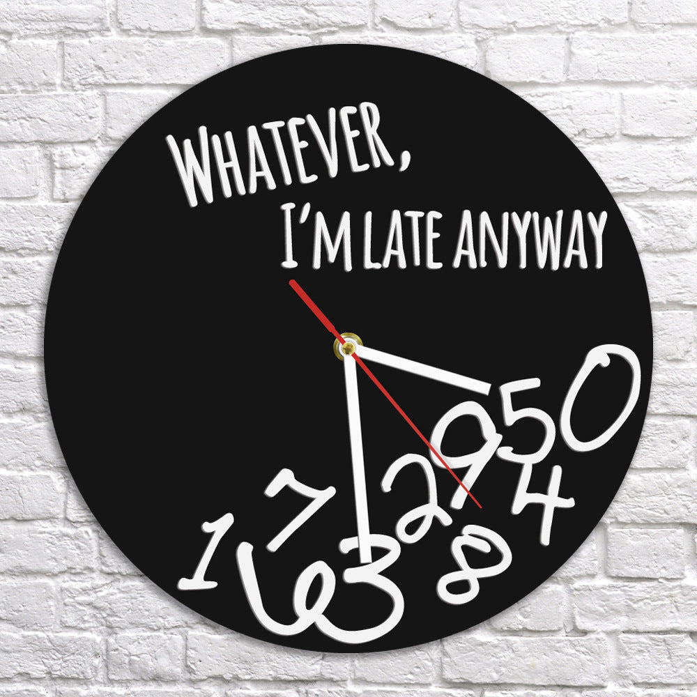 Mirror Clock — Digital Decorative Wall Timepiece