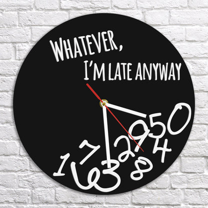 Mirror Clock — Digital Decorative Wall Timepiece