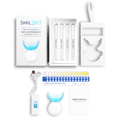 Radiant Smile Kit — Wireless LED Teeth Whitening Set